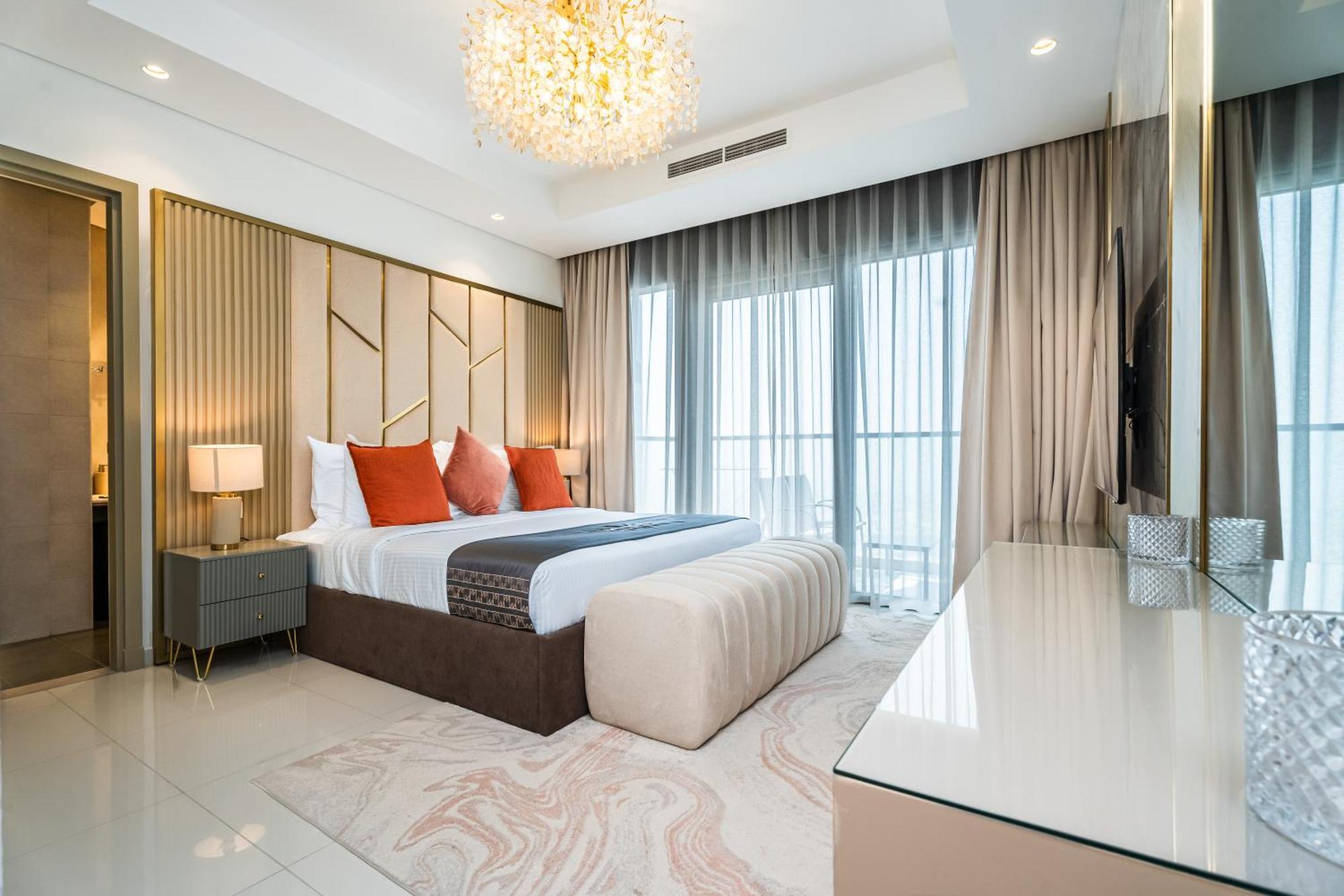 Luxury 2br Paramount Midtown Infinity Pool Business Bay Дубай